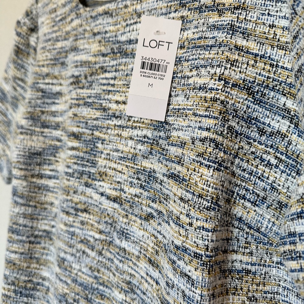 LOFT Tweed Shift Dress